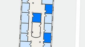 
							Planritning för Regus Triangeln Station, 3 privata rum, 33 m²