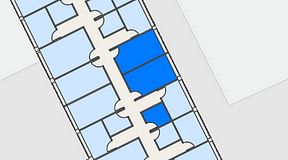 
							Planritning för Regus Rotsunda, 3 privata rum, 35 m²