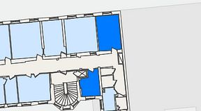 
							Planritning för KG10 Kungsgatan 8, 2 privata rum, 29 m²