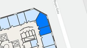 
							Planritning för Regus Odinsgatan 13, 2 privata rum, 30 m²