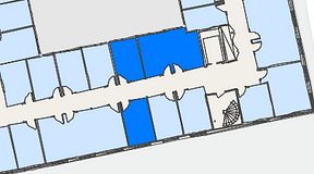 
							Planritning för Regus Gustav III:s Boulevard 34, 3 privata rum, 45 m²