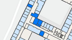 
							Planritning för Quick Office Älvsjö, 4 privata rum, 80 m²