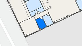 Planritning för United Spaces Waterfront Klarabergsviadukten, 1 privata rum, 10 m²