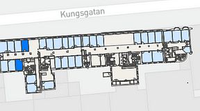 
							Planritning för Convendum Kungsgatan 9, 2 privata rum, 30 m²