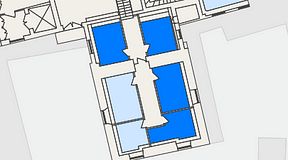 
							Planritning för The Works Ringvägen, 4 privata rum, 52 m²