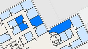 
							Planritning för Regus Kalmar, 4 privata rum, 47 m²