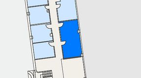 
							Planritning för World Trade Center Göteborg, Mässans gata, 1 privata rum, 36 m²