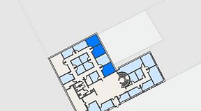 
							Planritning för Regus Kalmar, 3 privata rum, 36 m²