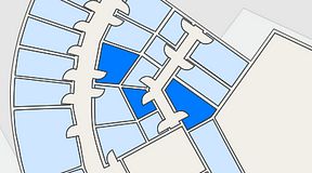 
							Planritning för Quick Office Bromma Blocks, 3 privata rum, 26 m²