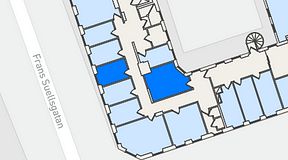 
							Planritning för Regus Adelgatan 21, 2 privata rum, 24 m²