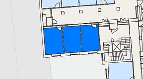 
							Planritning för Convendum Kungsgatan 9, 3 privata rum, 46 m²