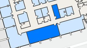 
							Planritning för United Spaces Östra Hamngatan, 2 privata rum, 72 m²