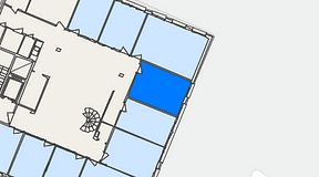 
							Planritning för FASTOFFICE Nytorpsvägen 34, 1 privata rum, 15 m²