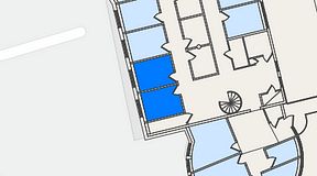 Planritning för FirstOffice Sävedalen, 2 privata rum, 22 m²