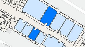 
							Planritning för iOffice Sjöbefälsskolan, 2 privata rum, 37 m²