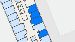 Planritning för Regus Helsingborg Södergatan, 4 privata rum, 48 m²