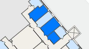 Planritning för Regus Hagsätra, 3 privata rum, 38 m²