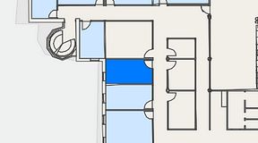 
							Planritning för FirstOffice Arenavägen 33, 1 privata rum, 15 m²