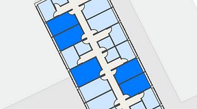 
							Planritning för Regus Rotsunda, 5 privata rum, 79 m²