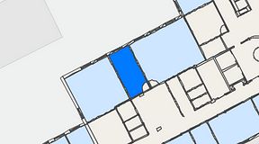 Planritning för iOffice Kungsgatan 64, 1 privata rum, 20 m²