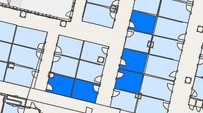 Planritning för Convendum Fleminggatan 18, 5 privata rum, 60 m²