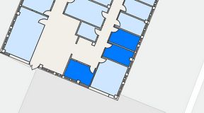 
							Planritning för Växthuset Jägershillgatan, 3 privata rum, 30 m²