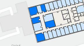 
							Planritning för Regus Lidingö, 5 privata rum, 85 m²