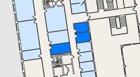 
							Planritning för Spaces Nordenskiöldsgatan, 3 privata rum, 31 m²