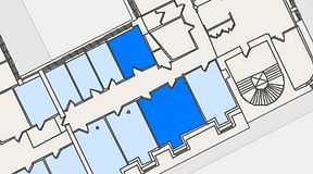 
							Planritning för 7A Posthuset, Vasagatan 28, 2 privata rum, 47 m²