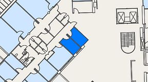 
							Planritning för Helio Frösundavik, 2 privata rum, 16 m²