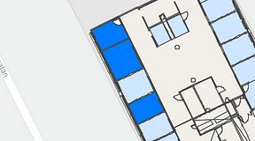 
							Planritning för Convendum Västra Järnvägsgatan 3, 3 privata rum, 35 m²