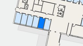 
							Planritning för Regus Lund, 1 privata rum, 20 m²