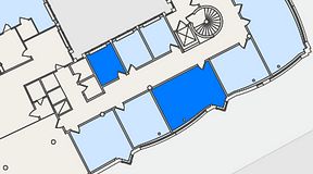 Planritning för iOffice Drottninggatan 33, 2 privata rum, 33 m²
