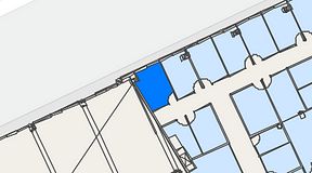 Planritning för United Spaces Waterfront Klarabergsviadukten, 1 privata rum, 11 m²