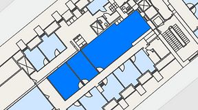 
							Planritning för Spaces Gamla Stan, 3 privata rum, 88 m²