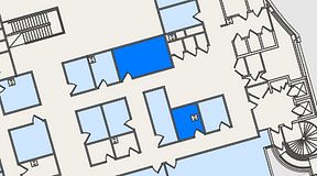 
							Planritning för United Spaces Östra Hamngatan, 2 privata rum, 26 m²