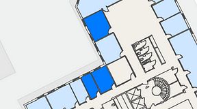 
							Planritning för iOffice Kungsgatan 64, 3 privata rum, 40 m²