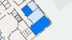 Planritning för Regus Hagsätra, 2 privata rum, 34 m²