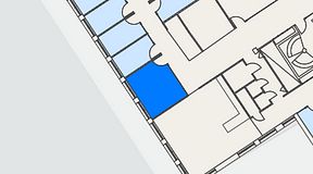 
							Planritning för C/O Torshamnsgatan 35, 1 privata rum, 25 m²