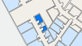 Planritning för Quick Office Bromma Blocks, 2 privata rum, 8 m²