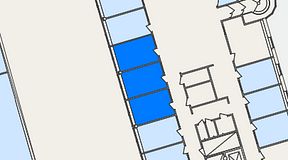 
							Planritning för Easy Office Spånga, 3 privata rum, 36 m²
