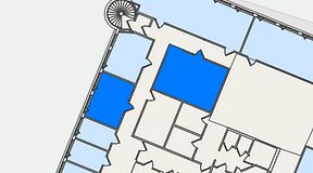 
							Planritning för FASTOFFICE Johanneslundsvägen 12, 2 privata rum, 46 m²