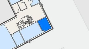 
							Planritning för iOffice Drottninggatan 33, 1 privata rum, 18 m²