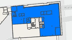 Planritning för Epicenter, 1 privata rum, 714 m²