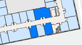 
							Planritning för Regus Gustav III:s Boulevard 34, 3 privata rum, 47 m²