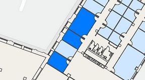 
							Planritning för Convendum Sundbyberg, 3 privata rum, 64 m²