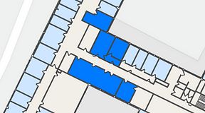 
							Planritning för Quick Office Älvsjö, 4 privata rum, 104 m²