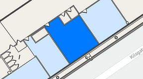 
							Planritning för Arena Platinan, 1 privata rum, 72 m²