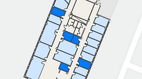 
							Planritning för Växthuset Jägershillgatan, 5 privata rum, 40 m²