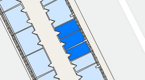 Planritning för 7A Posthuset, Vasagatan 28, 3 privata rum, 30 m²
